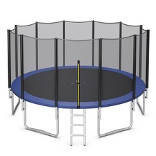16FT Outdoor Recreational Trampoline Bounce Combo W/Safety Closure Net Ladder