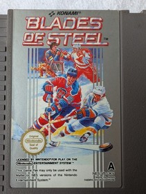 Blades of Steel game cartridge original Nintendo Entertainment System (NES)