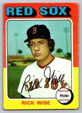 1975 Topps Baseball #56 Rick Wise Red Sox