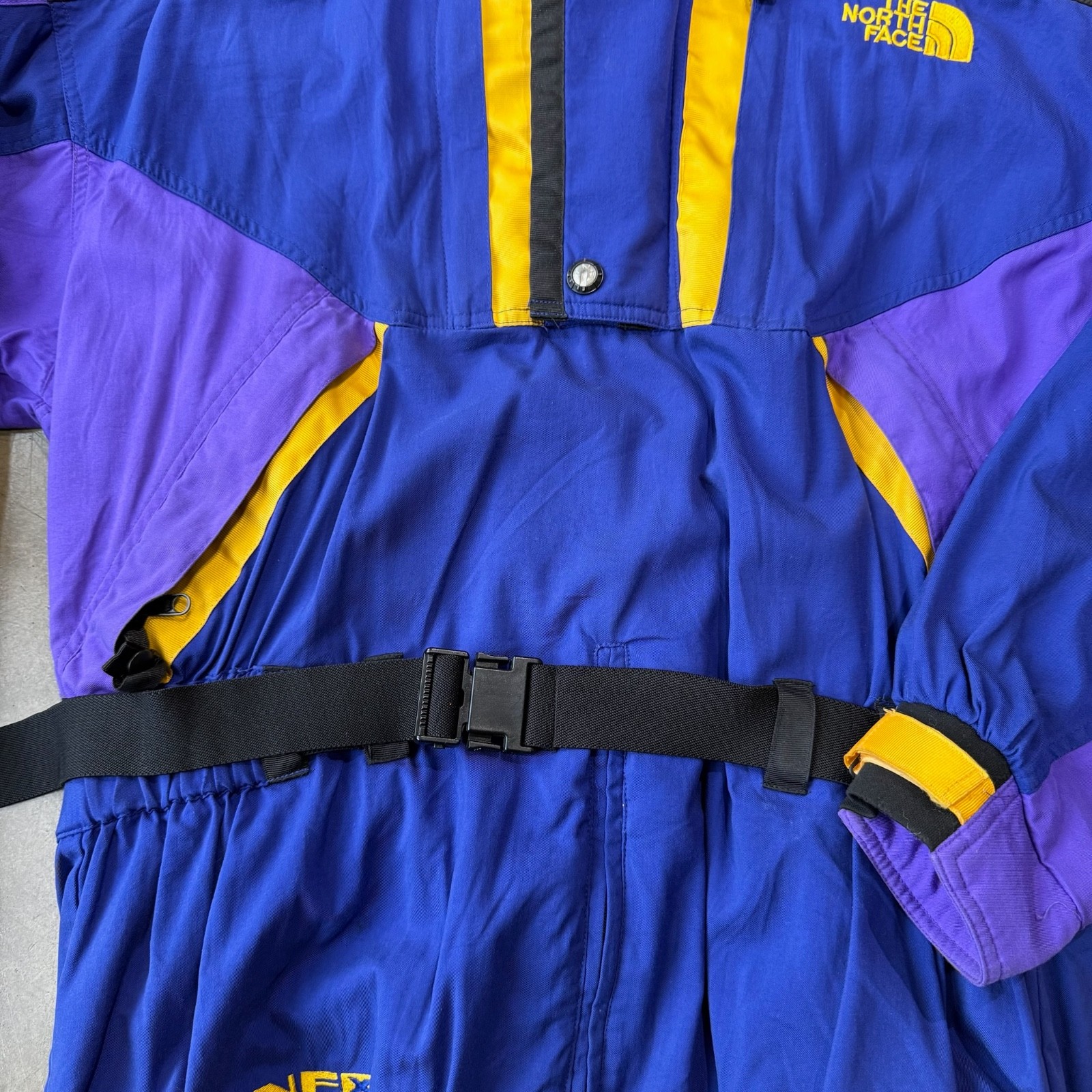 RARE Vintage The North Face TNFX Gore-Tex Jacket M-XL Purple Black Yellow image 3