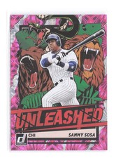 2021 Donruss Sammy Sosa Unleashed Pink Fireworks Parallel UNL18 Chicago Cubs