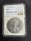 2018 American Silver Eagle S$1 Coin MS 69 NGC