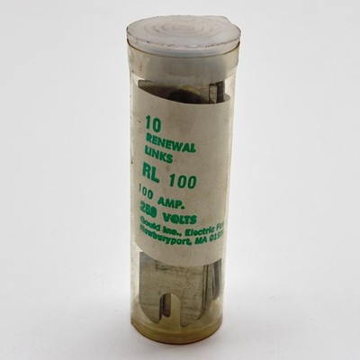 Gould Renewal Links RL100 100 Amp 250V 10 Pieces