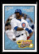 2008 Upper Deck Baseball Heroes Derrek Lee Light Blue /49 #38 Cubs UX2253