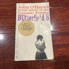 Butterfield 8 by John O'Hara 1961 Bantam Vintage Paperback Movie Tie- In