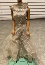 Vintage Missy Mod Forever Yours Wedding Dress Edico Barbie Clone Doll Polly