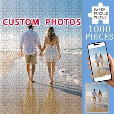Custom 1000Pieces Photo Jigsaw Puzzle Personalized Couple PictureAnniversaryGift