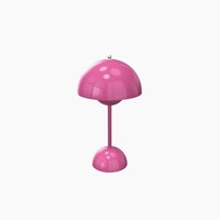 & Tradition Flowerpot Portable Tischleuchte VP9 Verner Panton Tangy Pink 3W Led