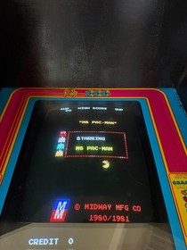 Original Ms Pacman Midway ARCADE CIRCUIT BOARD PCB WORKING Pac-man