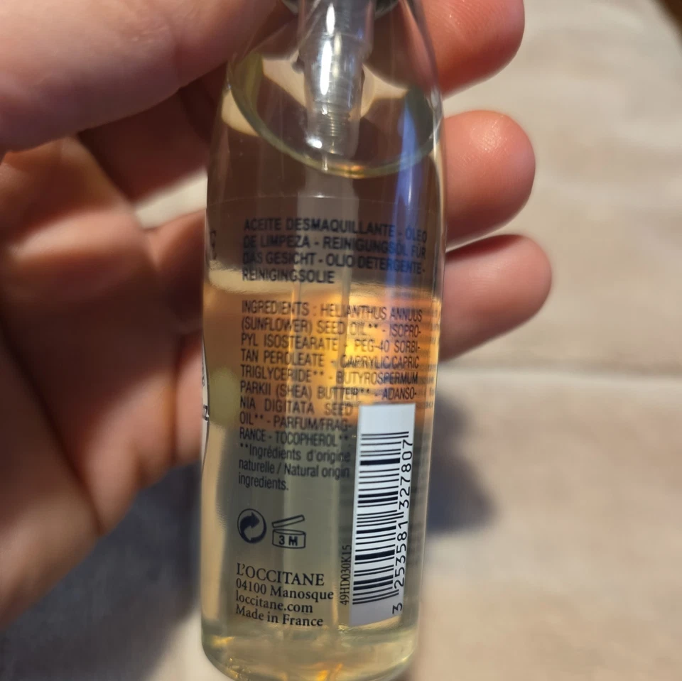 Aceite Limpiador de Karité L'OCCITANE - 30 ml/1 oz Tamaño de Viaje NUEVO Foto 2 de 2