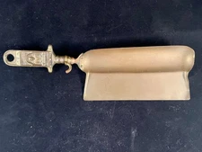 William Shakespeare Silent Butler Crumb Catcher Tray Dust Pan Brass Metalware