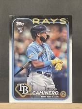 2024 Topps Update Series - Rookie Debut Junior Caminero #US223 (RC) Corner Nick*