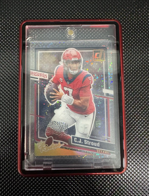 2023 Panini Clearly Donruss C.J. Stroud The Rookies Rookie Insert #12 02/10