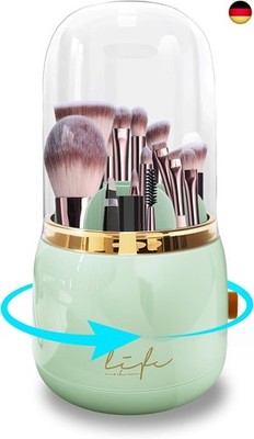 Make Up Organizer, Makeup Brush Holder Organizers, 360° Drehbarer Pinsel 