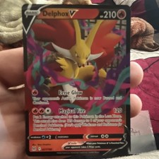 Pokémon Delphox V Ultra Rare Holo Swsh11 Lost Origin 027/196 210 HP English