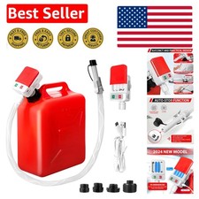 Safe Automatic Fuel Transfer Pump with Extra Long Hose  Durable Design