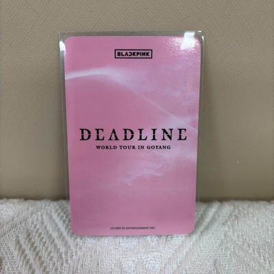 BLACKPINK ROSE DEADLINE IN GOYANG PC Photocard Photo card Limited