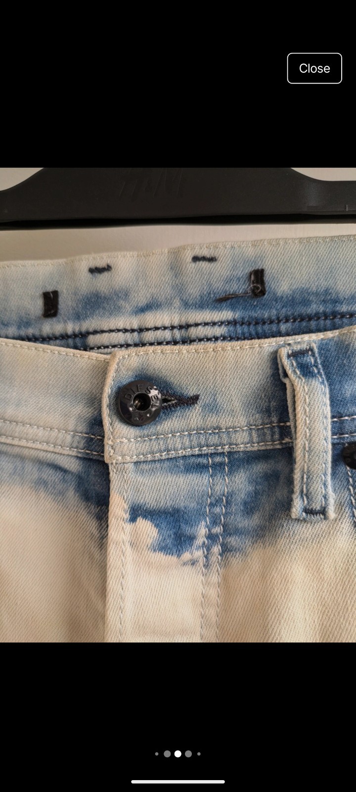 Diesel Tepphar Light Blue Slim Carrot Rare W29 L32 image 5