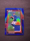 2025 Donruss Optic Jaxson Dart Threads RC Jersey Blue Hyper Prizm #DTBH-JDT