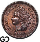 1906 Indian Head Cent Penny, Choice BU, Red-Brown Luster