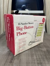 Radio Shack Brand Telephone Big Button Complete with Box and Manual