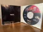 PC Engine Super CD XAK III 3 Japan game, mint disc, US Seller