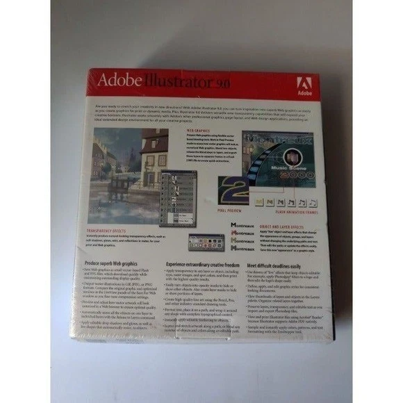 Adobe Illustrator 9.0 Education Version Macintosh, Sealed, Brand New. - Image 4 of 4