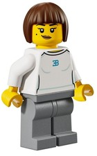 LEGO&reg; - Minifigs - Speed Champions - sc136 - Bugatti Centodieci Fahrerin (77240)