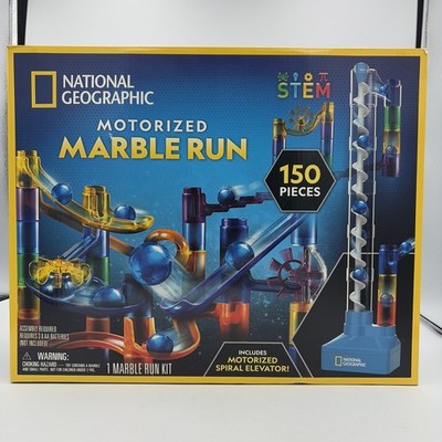 National Geographic Marble Run with Motorized Elevator - 150-Piece - Open Box