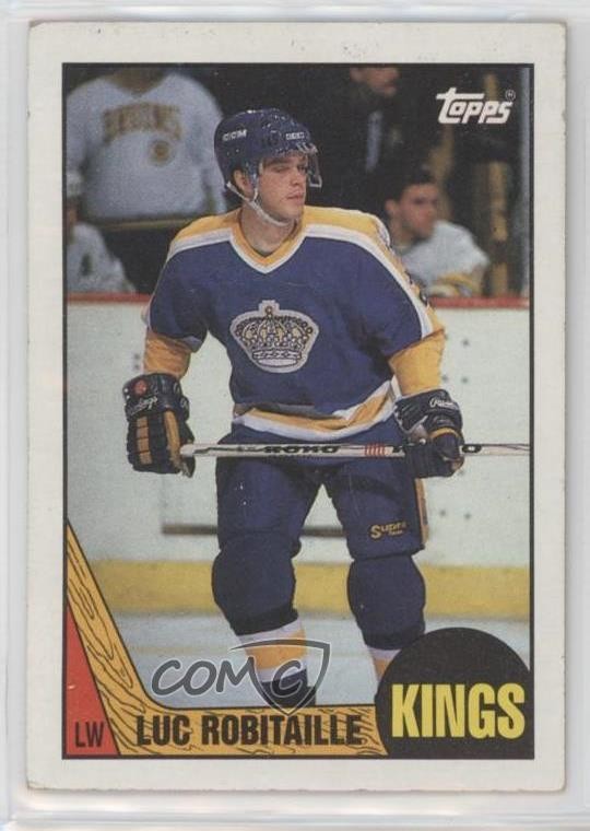 1987-88 Topps Luc Robitaille #42 Rookie RC HOF 0ls