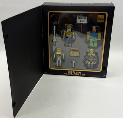 Roblox Icons Gold Collector's Set 15th Anniversary 4 Figures NO