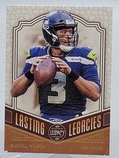2020 PANINI LEGACY RUSSELL WILSON LASTING LEGACIES CARD SEATTLE SEAHAWKS NFL