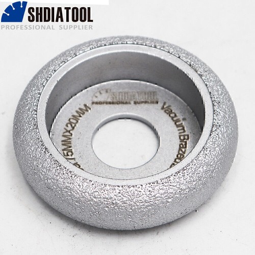 Disco de molienda de rueda convexa de diamante soldado al vacío de 3 pulgadas/75 mm de diámetro seco o húmedo. - Imagen 7 de 12