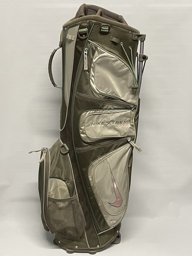 Nike Extreme Sport Stand Carry 8-Way Bag Green & Pink - Picture 1 of 9