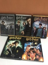 HARRY POTTER Movies DVDs Lot Of 5