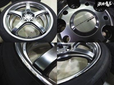 JDM WORK EMOTION T5R 2P 19inch 114.3x5 Set4 Wheels japan Racing | eBay