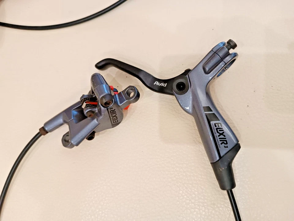 Coppia freni disco bici MTB Avid Elixir 3 leve mountain bike brake set lever - Immagine 3 di 4