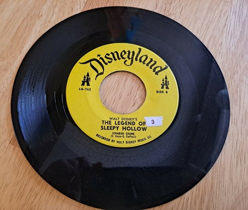 Disneyland 45 Rpm Vinyl Record