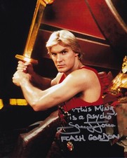 SAM J JONES signed autograph 20x25cm FLASH GORDON in person autograph COA