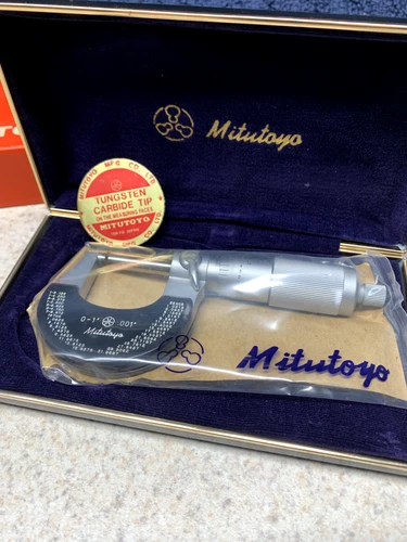 Machinist Tools: Mitutoyo 1" Micrometer 102-223 M315-1" (NOS)