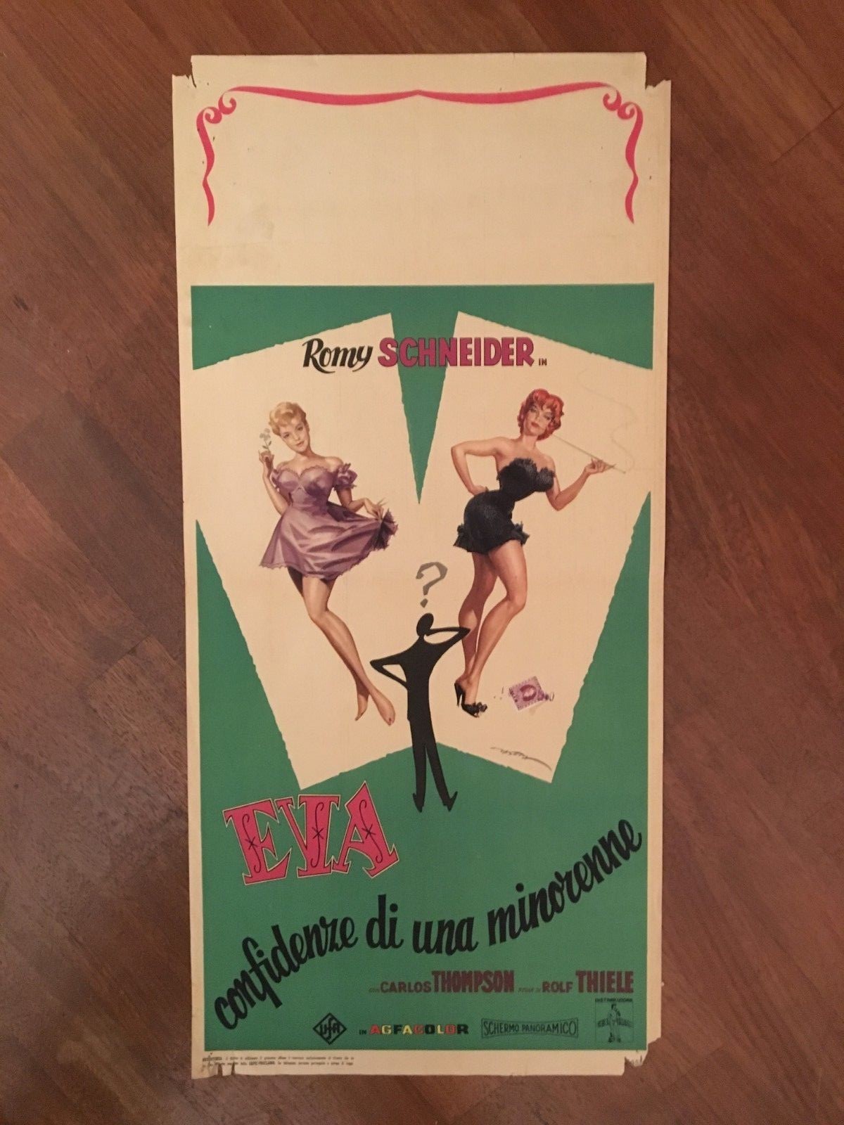 Locandina originale film Eva. Confidenze di una minorenne (1959) - Regia di Rolf Thiele