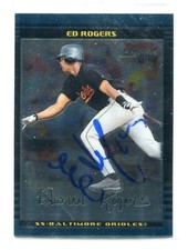 2002 Bowman CHrome Ed Rogers HAND SIGNED AUTO AUTOGRAPH HA RETROGRAPH BUYBACK