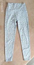 Beyond Yoga High Rise Midi Leopard Grey Size Small Women's Leggings Made In USA