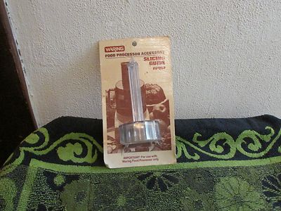 NEW~ VINTAGE WARING MIXER FOOD PROCESSOR ACCESSORY. SLICING GUIDE FP907