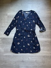 LOFT Outlet Rollover Sleeves Floral dress size LP