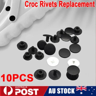 Croc Rivets Replacement Buttons 10PCS for Crocs-Styled Shoes Accessories UK