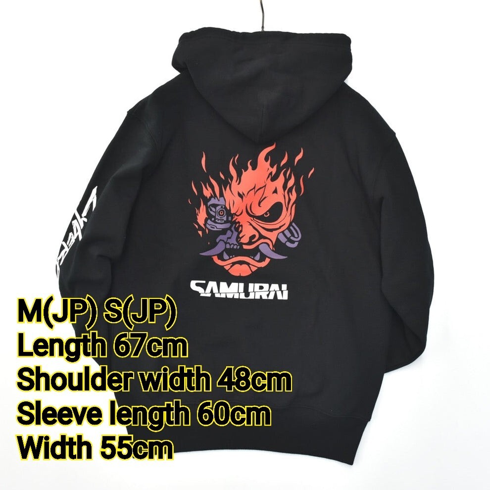 Cyberpunk 2077 Samurai Pullover Hoodie Black Balloon Market | eBay