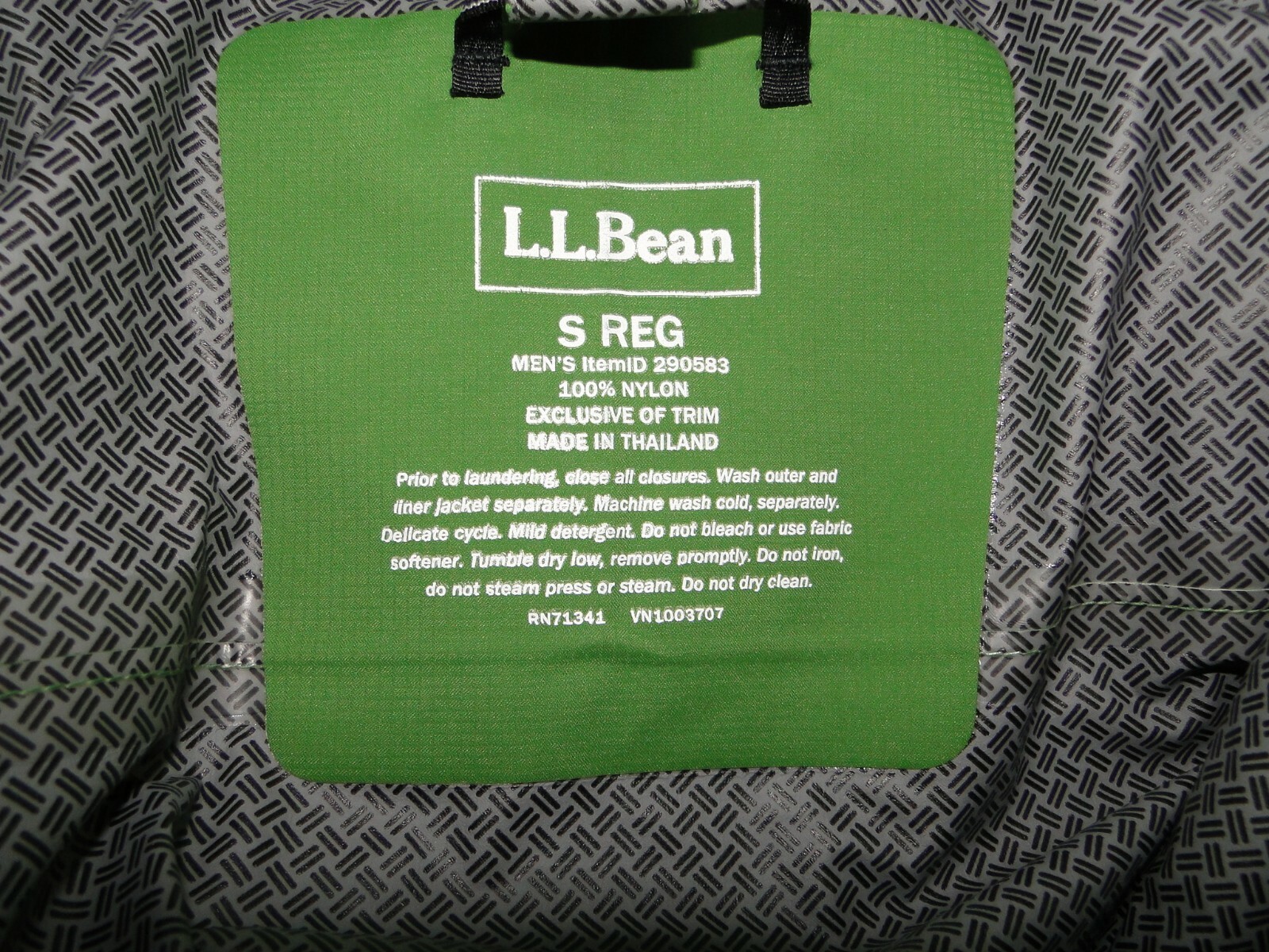 LL BEAN Mens Weather Challenger Jacket 