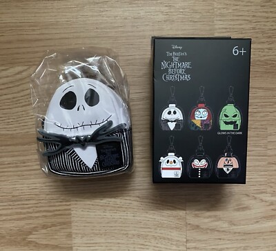 Loungefly Disney Nightmare Before Christmas Mystery Mini Backpack Keychain Jack