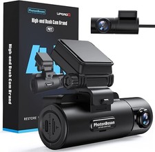 Dual Dash Camera, with Front 4K Camera, Rear 2K Ethernet Camera